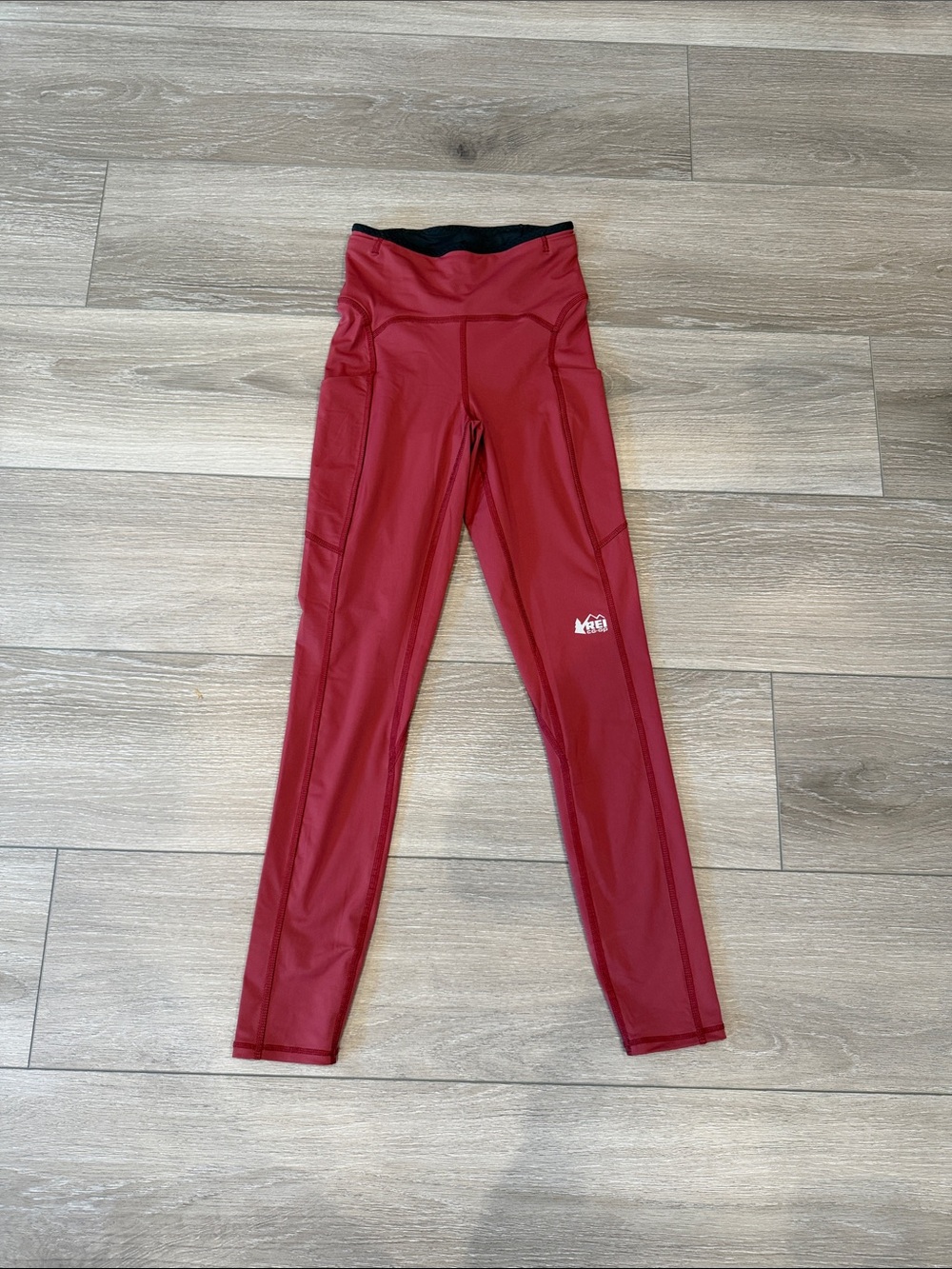 REI Women Maroon Performance Leggings